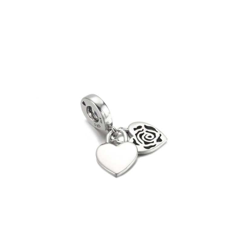 (kuva) PANDORA Ruususydän Lukko Ripustin Charm - 790086C00 - Näytä 3