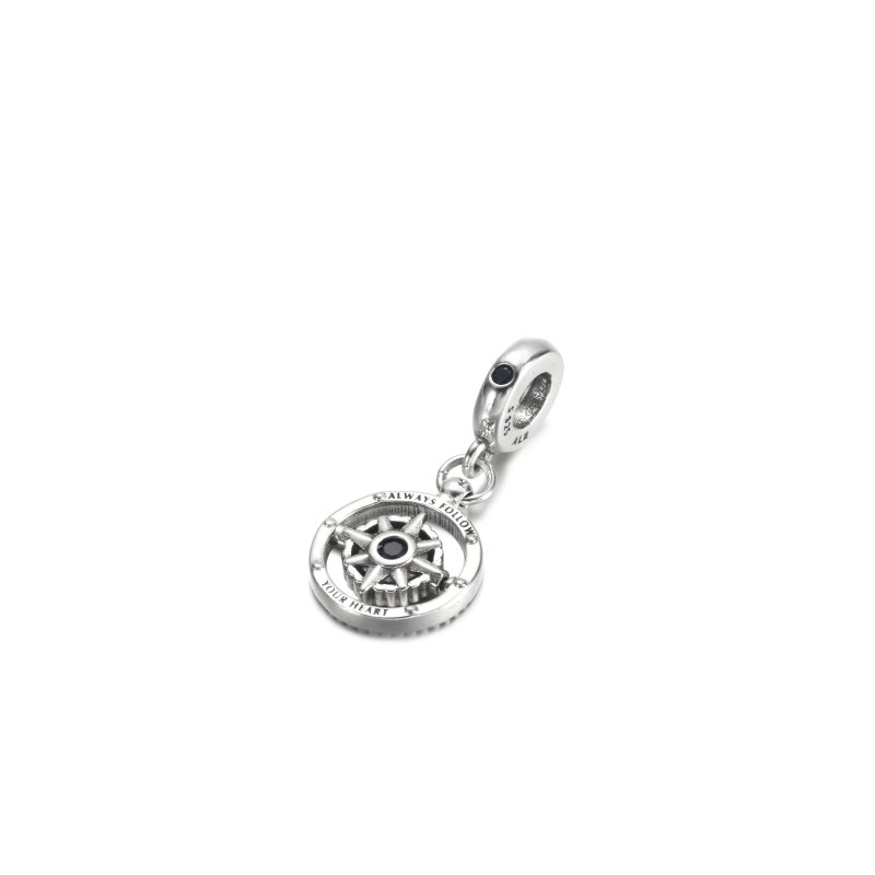 (kuva) PANDORA Pyörivä Kompassi Ripustin Charm - 790099C01 - Näytä 2