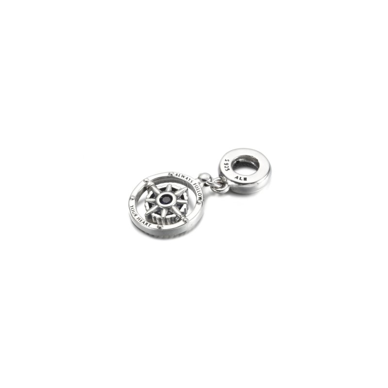 (kuva) PANDORA Pyörivä Kompassi Ripustin Charm - 790099C01 - Näytä 4