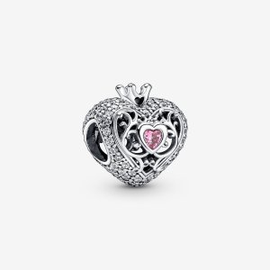 (kuva) PANDORA Regal Crown & Heart Charm - 790763C01