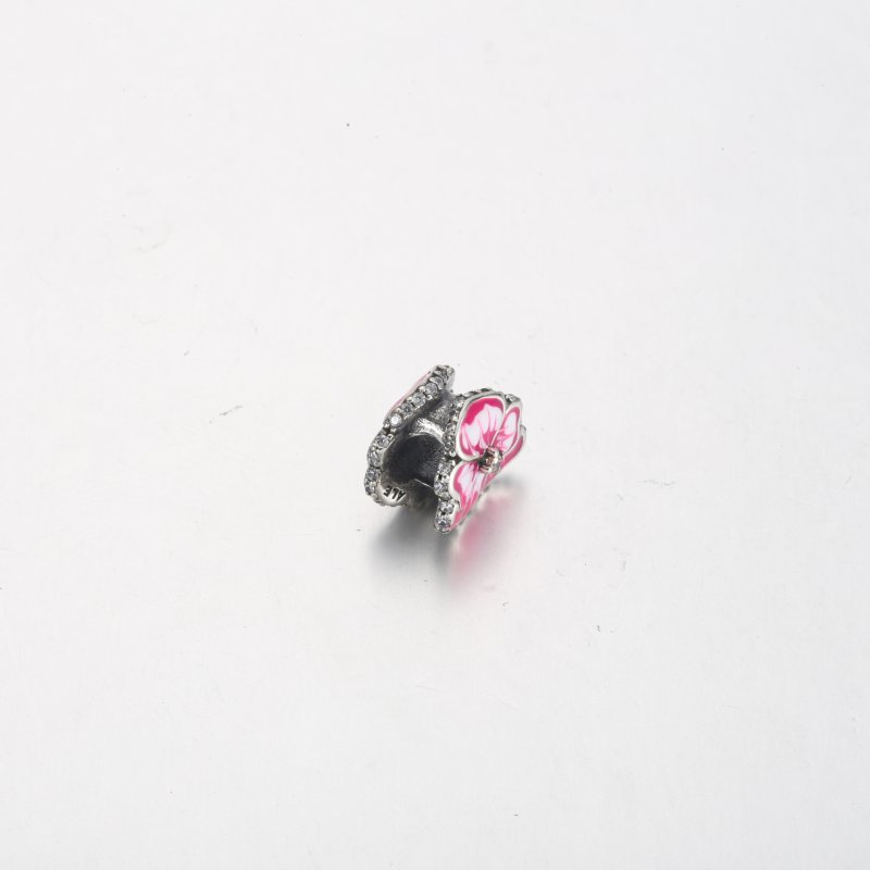 (kuva) PANDORA Pink Pansy Flower Charm - 790777C01 - Näytä 4