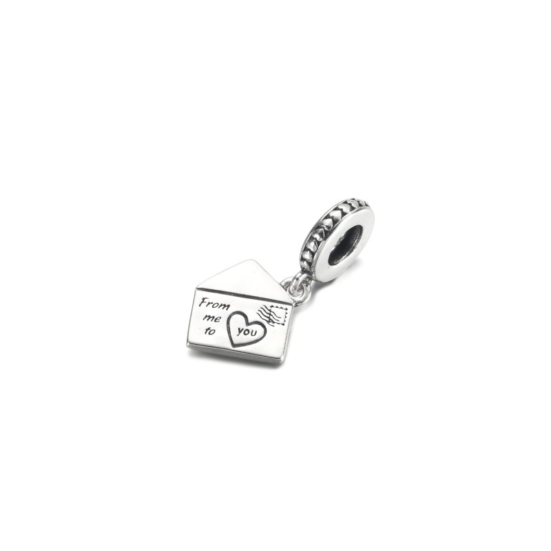 (kuva) PANDORA Pansy Flower Envelope Dangle Charm - 790787C01 - Näytä 3