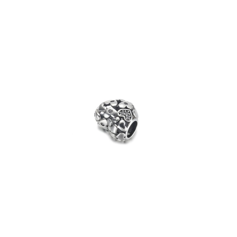 (kuva) PANDORA Sparkling Openwork Heart Charm - 791061C01 - Näytä 3
