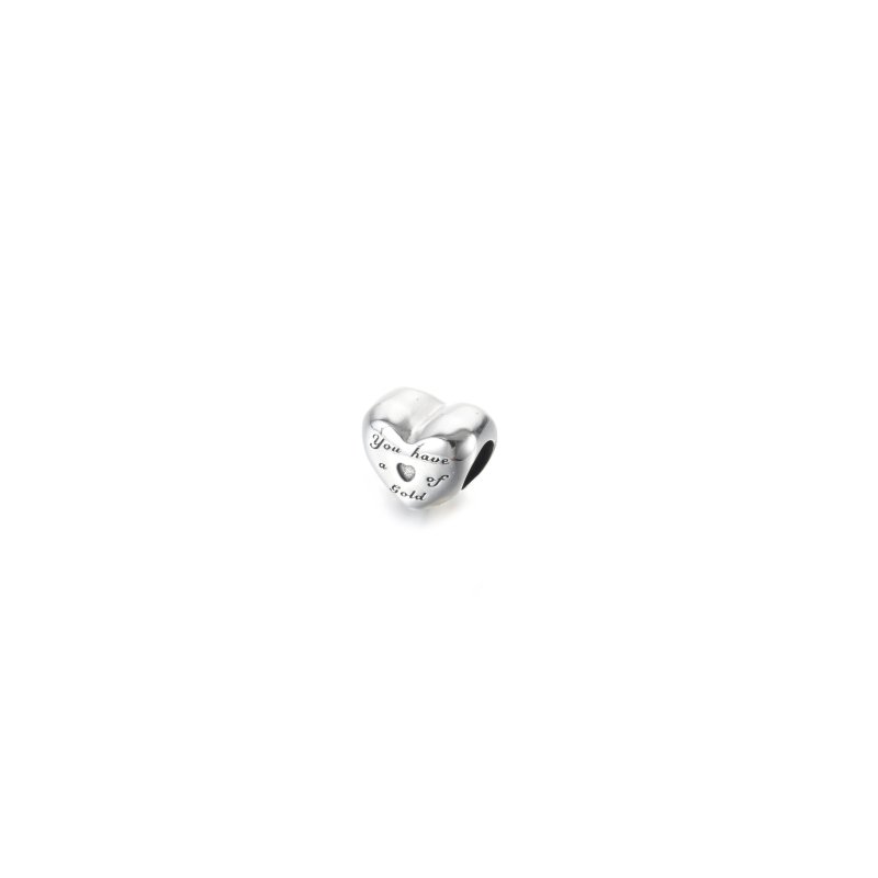 (kuva) PANDORA Kupurainen Kultainen Sydän Charm - 799415C00 - Näytä 3