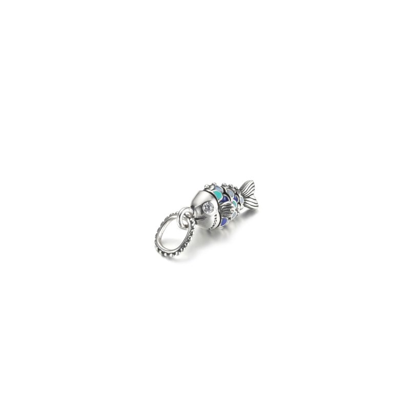 (kuva) PANDORA Sinisuomuinen kala riipus - 799428C01 - Näytä 4