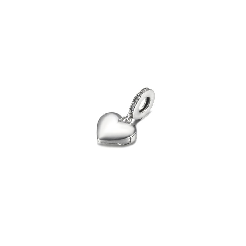 (kuva) PANDORA Avautuva Sydänlokeron Ripustin Charm - 799537C01 - Näytä 3