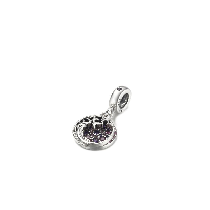 (kuva) PANDORA Pavé Sulka Ripustin Charm - 799561C01 - Näytä 3
