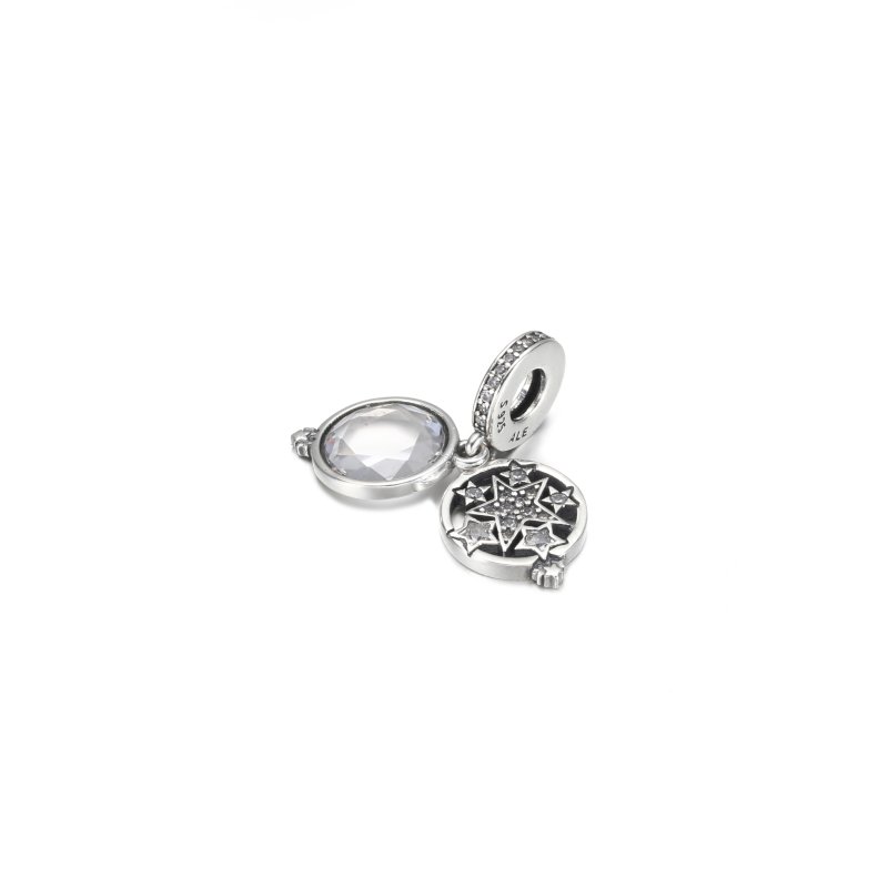 (kuva) PANDORA Suurennustähti Kaksoisriipus Charm - 799640C01 - Näytä 2
