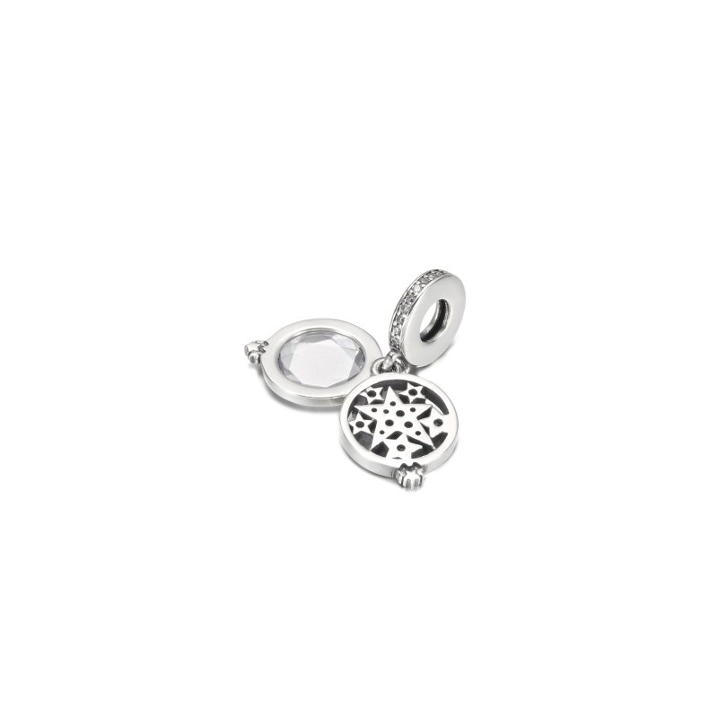 (kuva) PANDORA Suurennustähti Kaksoisriipus Charm - 799640C01 - Näytä 4