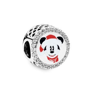(kuva) Pandora Happy Holly Days Mickey 2021 Helmi - P-D-3598