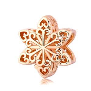 (kuva) Pandora-tyylinen Hopea Lumihiutale Charm - SCC719-C