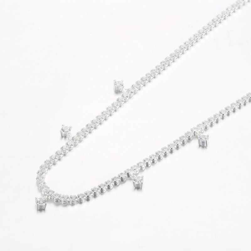 (kuva) PANDORA Sparkling Drop -kaulakoru - 392405C01 - Näytä 5