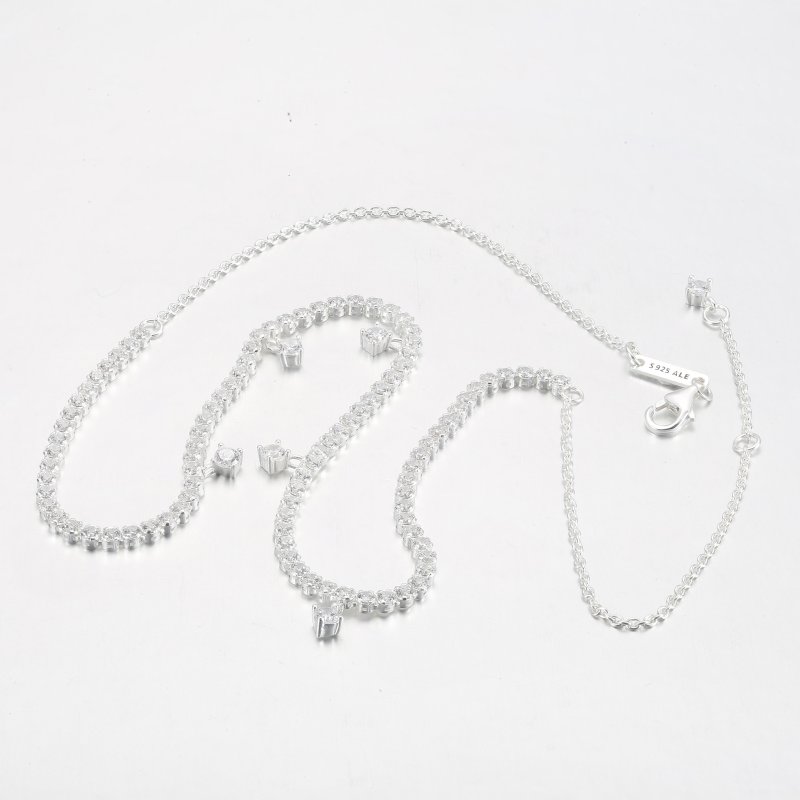 (kuva) PANDORA Sparkling Drop -kaulakoru - 392405C01 - Näytä 8