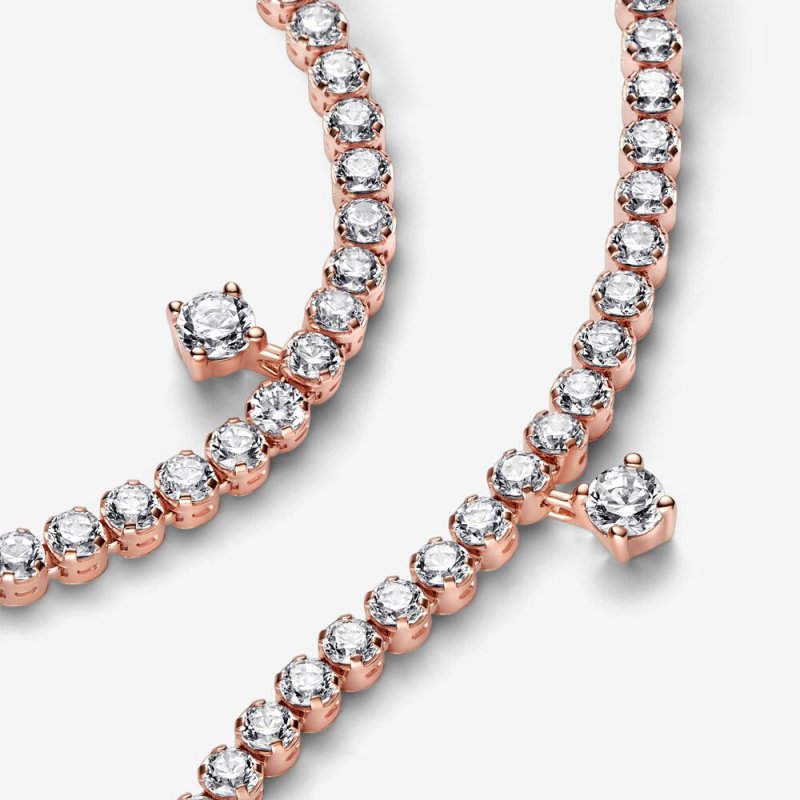 (kuva) PANDORA Sparkling Drops -tenniskoru - 582401C01 - Näytä 4