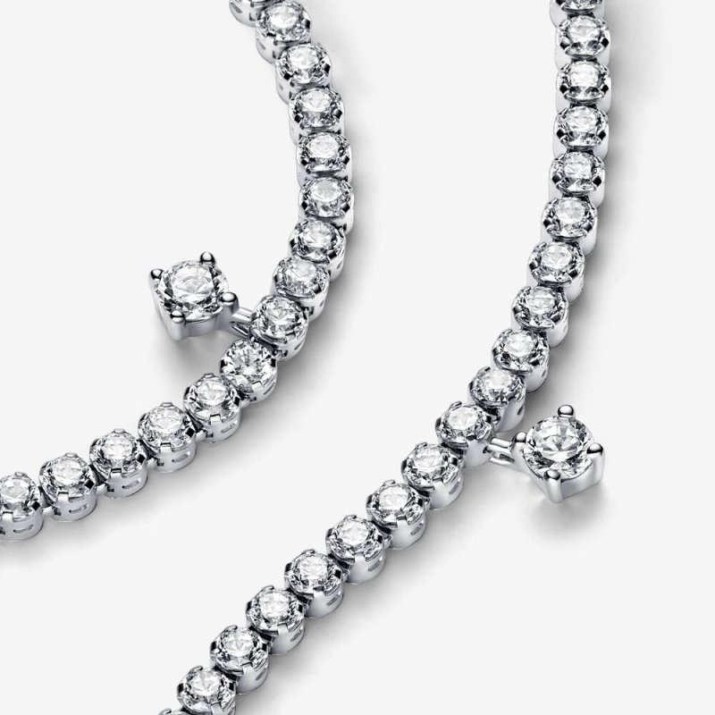 (kuva) PANDORA Sparkling Drops -tenniskoru - 592401C01 - Näytä 4