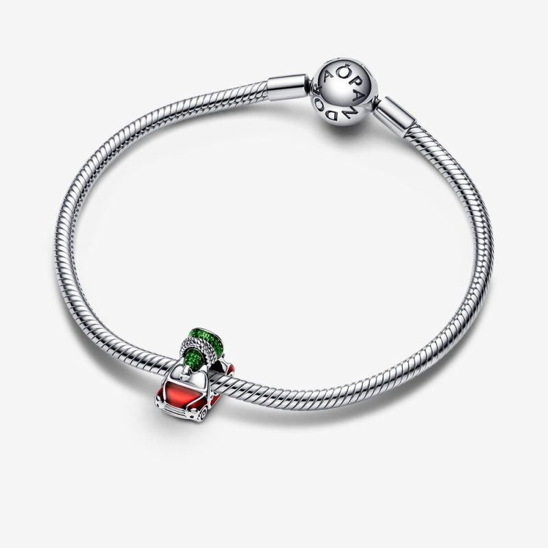 (kuva) PANDORA Juhla-auto & Joulukuusen Koru - 792358C01 - Näytä 4