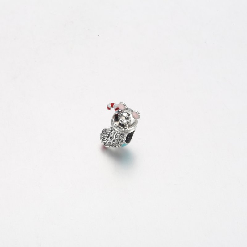 (kuva) PANDORA Jouluhiiri & Sukkahattu Charm - 792366C01 - Näytä 5