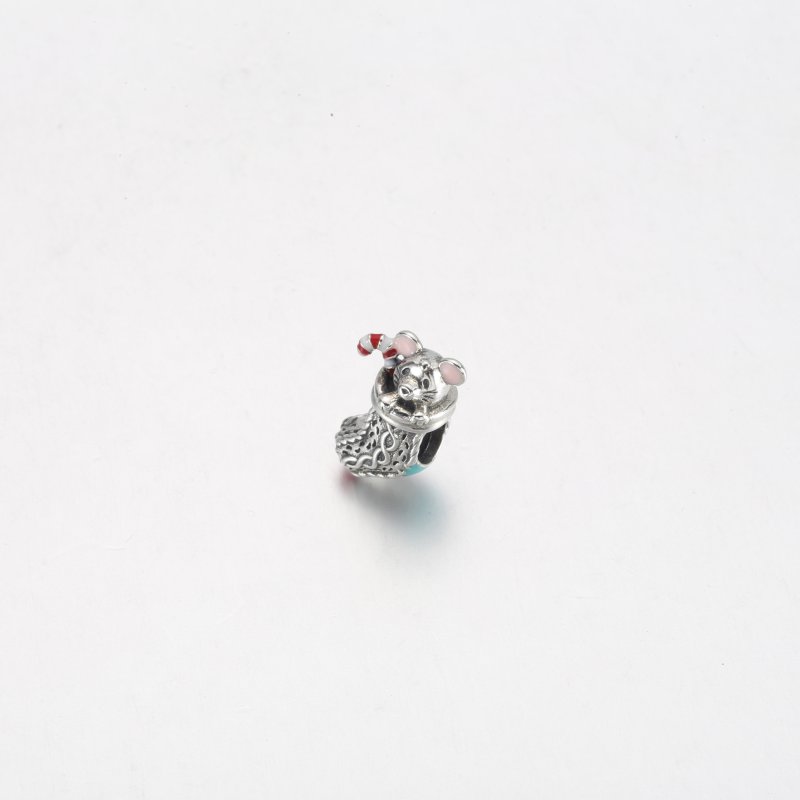 (kuva) PANDORA Jouluhiiri & Sukkahattu Charm - 792366C01 - Näytä 9