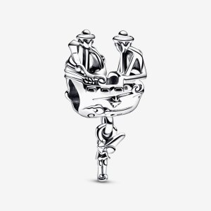 (kuva) PANDORA Disney Tinker Bell & Captain Hook's Pirate Ship Charm - 792521C00