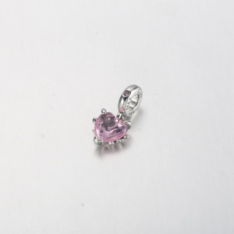 (kuva) PANDORA Pink Family Tree & Heart Dangle Charm - 792654C01 - Näytä 7