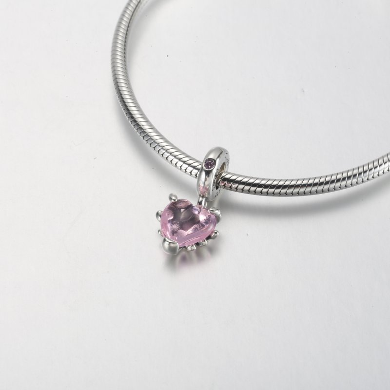 (kuva) PANDORA Pink Family Tree & Heart Dangle Charm - 792654C01 - Näytä 9