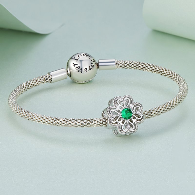 (kuva) Pandora Style 4 Leaf Clover Charm - BSC759 - Näytä 5