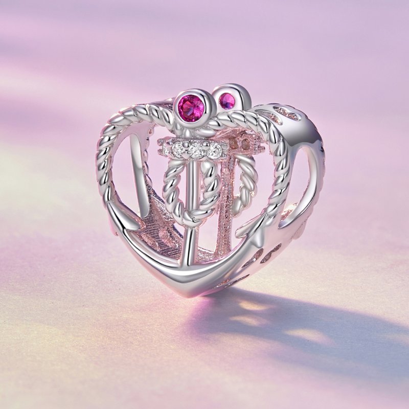 (kuva) Pandora-tyylinen Ankkuri Charm - BSC773 - Näytä 2