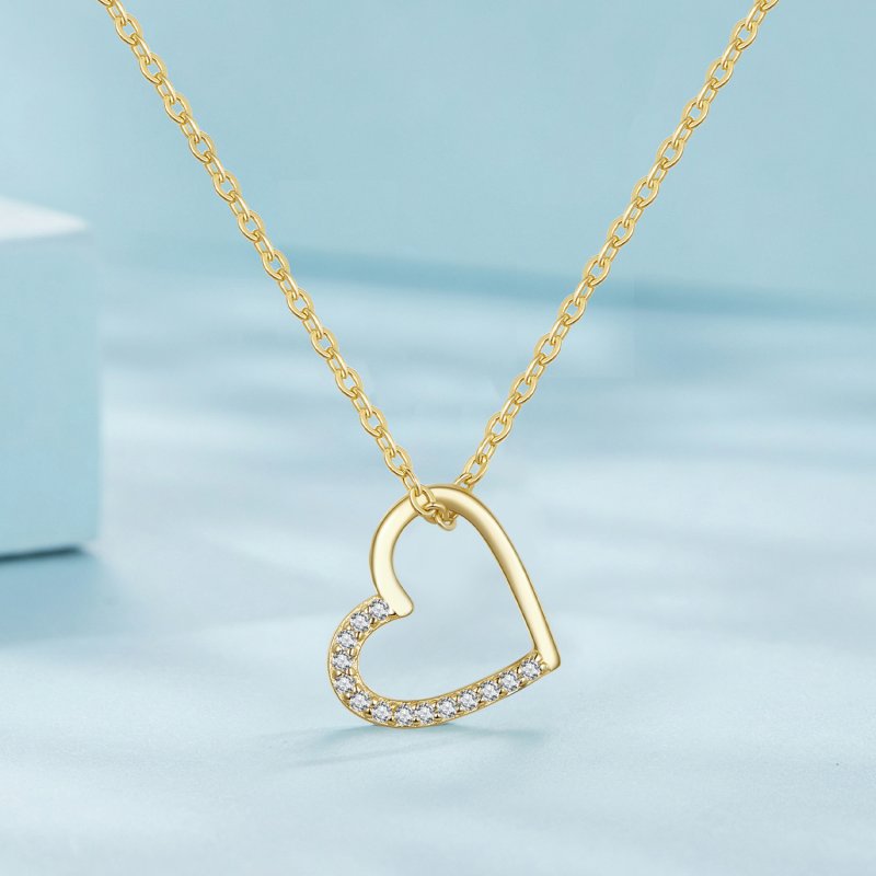 (kuva) Pandora Style 14K Sydän Kaulakoru - SCN347-B - Näytä 2