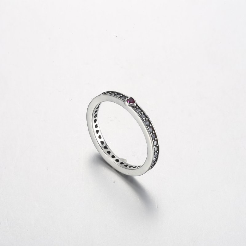(kuva) Pandora Sparkling Love Message Ring - 192601C01 - Näytä 4