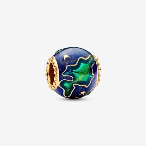 (kuva) Pandora Earth 14k gold-plated charm - 762431C01