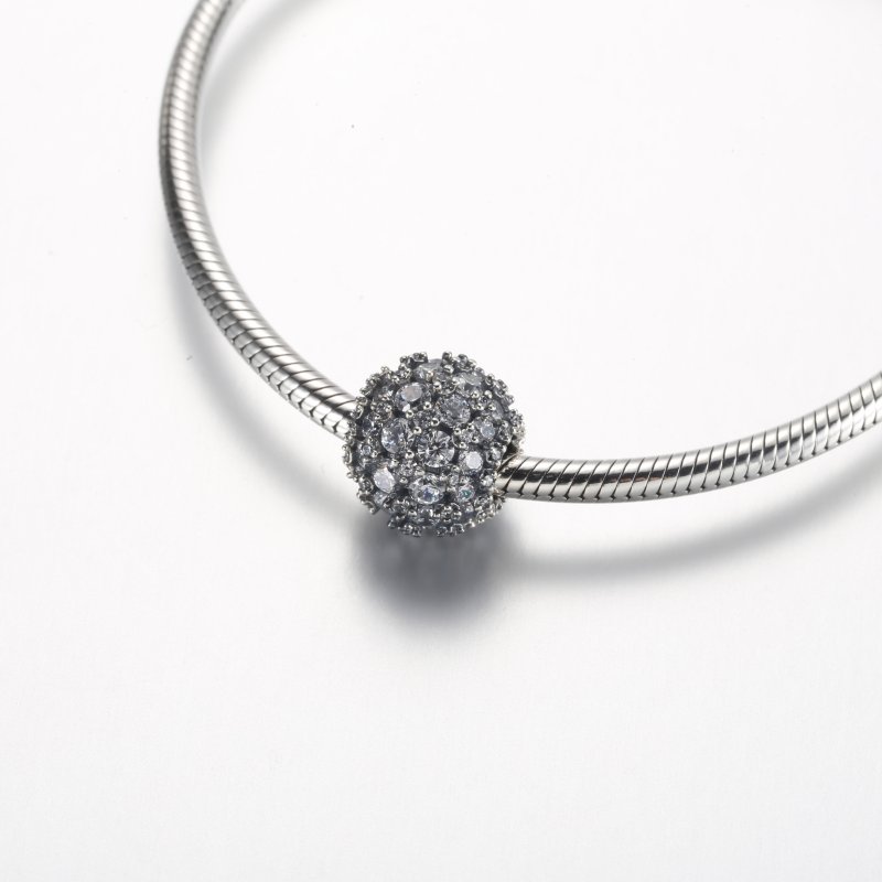 (kuva) Pandora Sparkling Pavé Pyöreä Rannekoru - 792630C01 - Näytä 5
