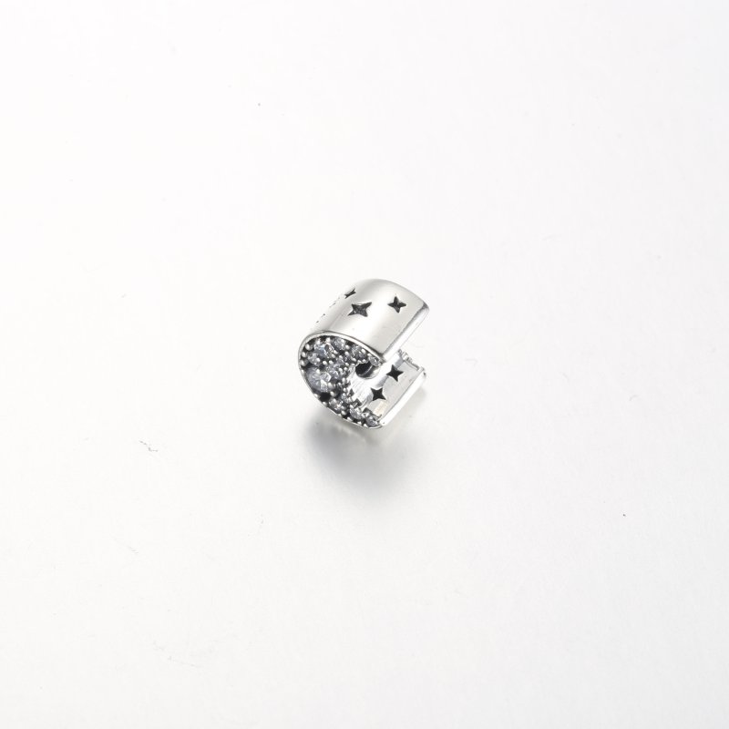 (kuva) Pandora Sparkling Crescent Moon Charm - 792768C01 - Näytä 2