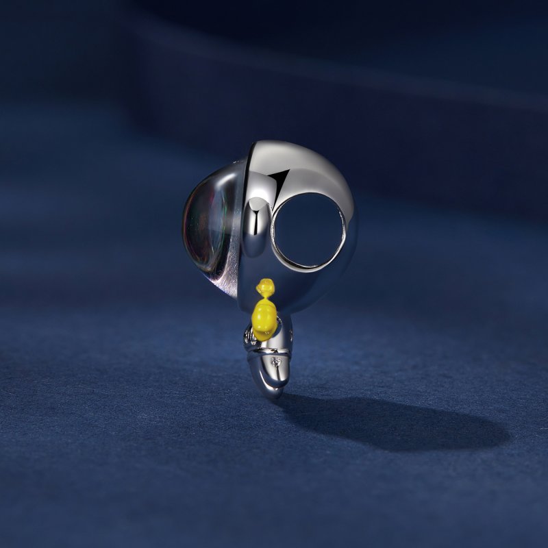 (kuva) Pandora-tyylinen Astronautti Tähti Charm - BSC793 - Näytä 3