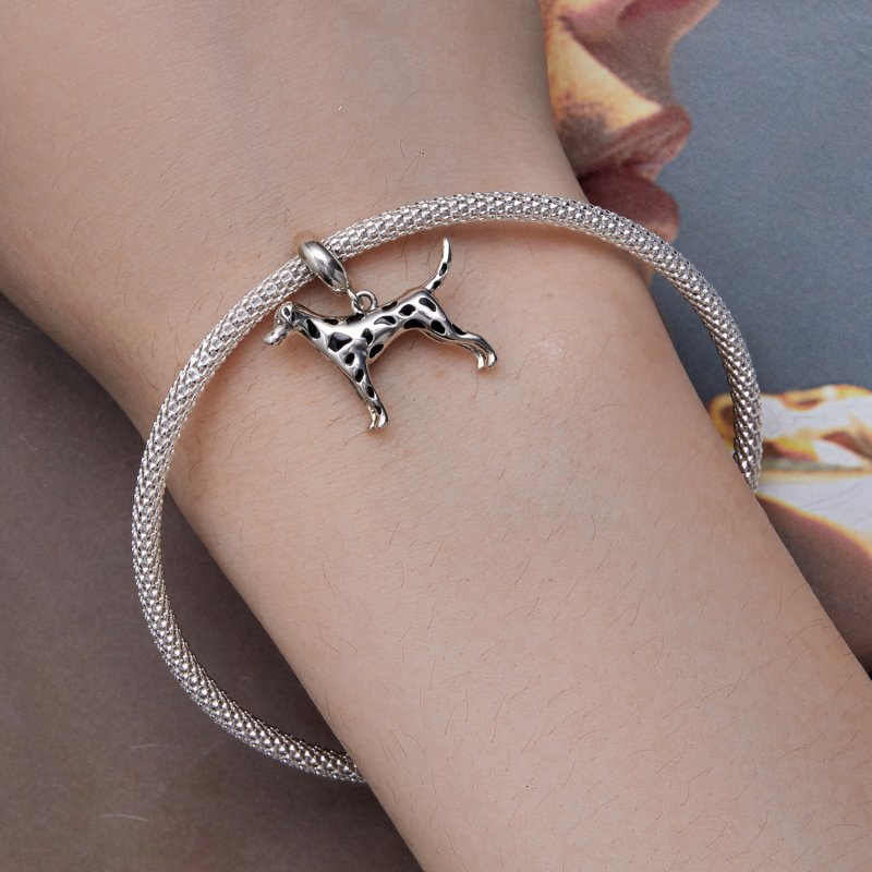(kuva) Pandora-tyylinen Dalmatian-riipus - BSC798 - Näytä 5