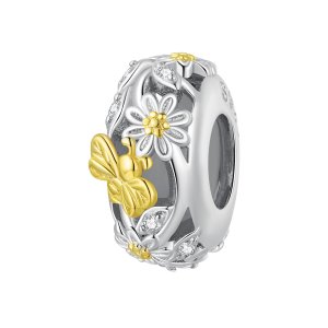 (kuva) Pandora-tyylinen Daisy Bee-silikoniväliosa - BSC819