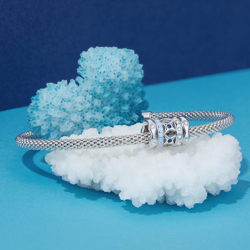 (kuva) Pandora-tyylinen Sininen Tähtien Charm - BSC919 - Näytä 5