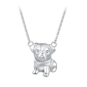(kuva) Pandora-tyylinen Pug-kaulakoru - BSN354
