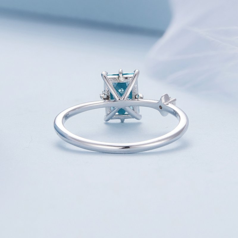 (kuva) Pandora-tyylinen Star Glass -avaussormus - BSR416 - Näytä 4