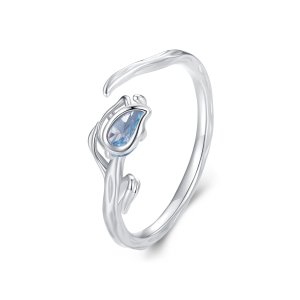 (kuva) Pandora Style Tulip Open Ring - BSR465-E