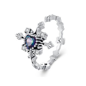 (kuva) Pandora-tyylinen Halloween Risti Avosormus - BSR482-E
