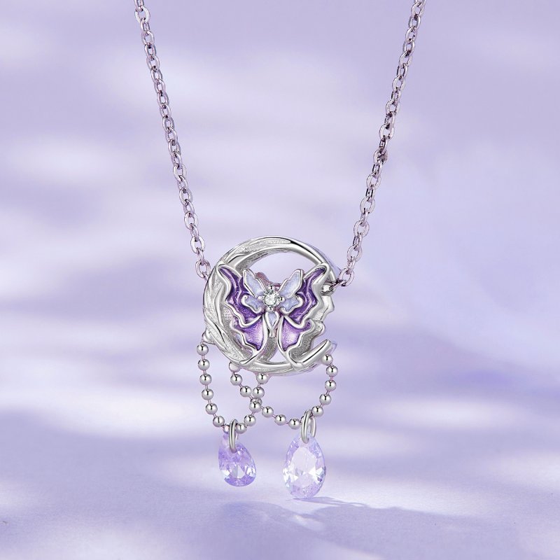 (kuva) Pandora-tyylinen Kuun Perhos Charm - SCC2545 - Näytä 2