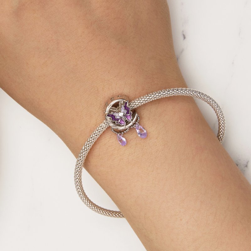 (kuva) Pandora-tyylinen Kuun Perhos Charm - SCC2545 - Näytä 5