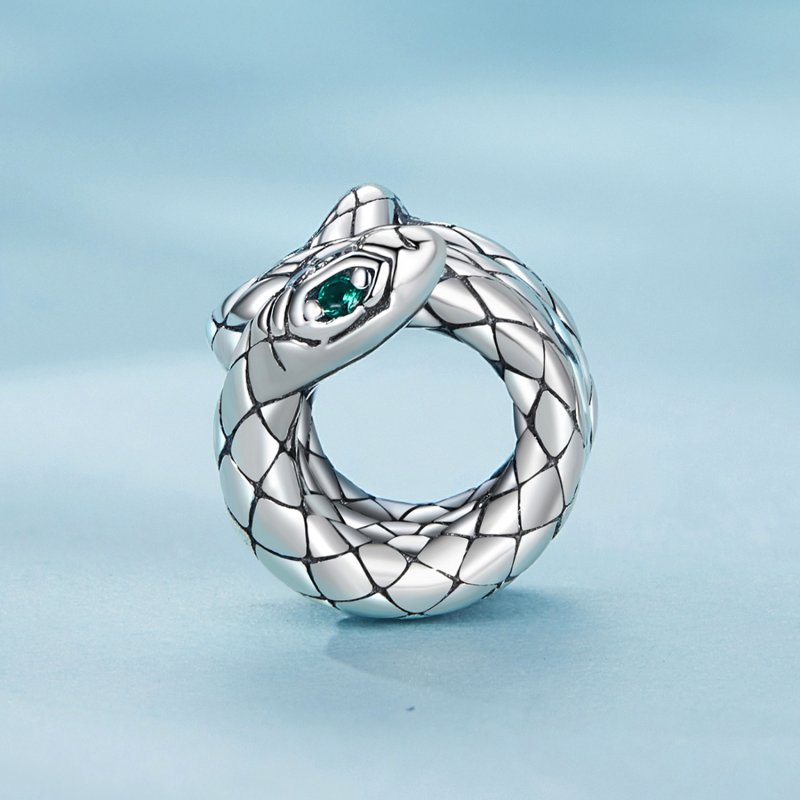 (kuva) Pandora-tyylinen Kiertyvä Henkikäärmeen Amuletti - SCC2549 - Näytä 3