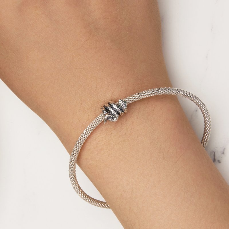 (kuva) Pandora-tyylinen Kiertyvä Henkikäärmeen Amuletti - SCC2549 - Näytä 6