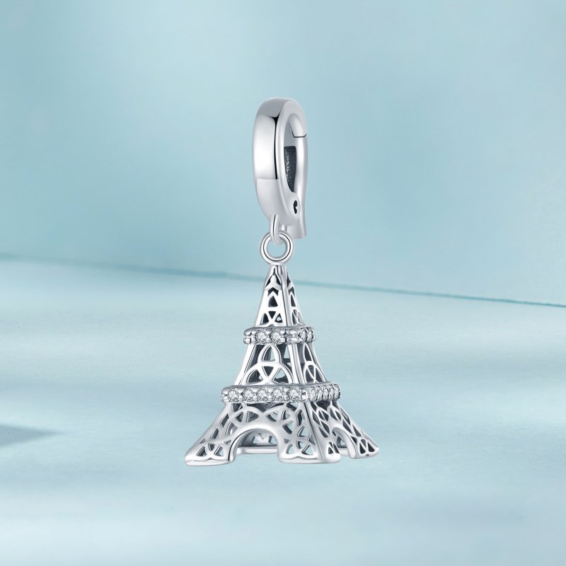 (kuva) Pandora-tyylinen Eiffel-tornin riipus - SCC2570 - Näytä 2