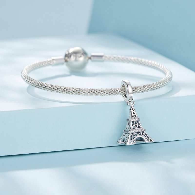 (kuva) Pandora-tyylinen Eiffel-tornin riipus - SCC2570 - Näytä 4