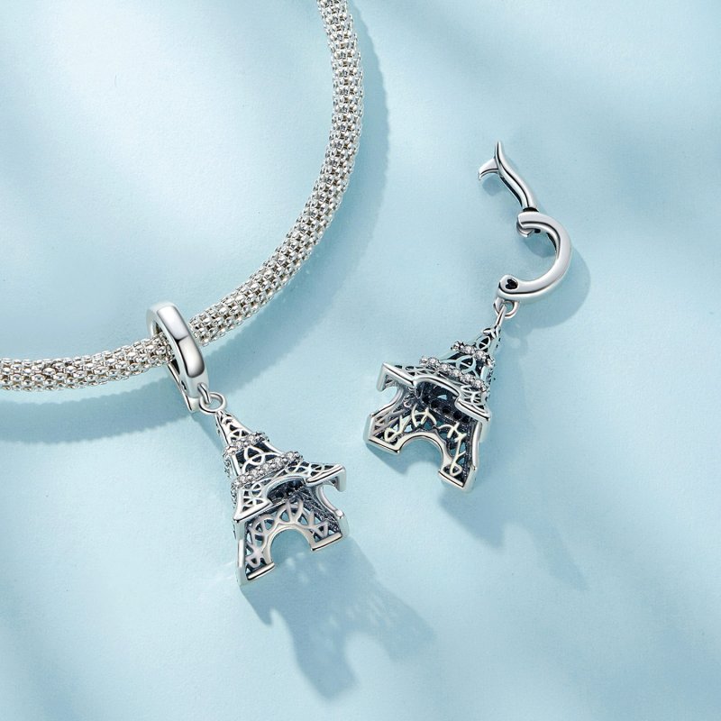 (kuva) Pandora-tyylinen Eiffel-tornin riipus - SCC2570 - Näytä 5