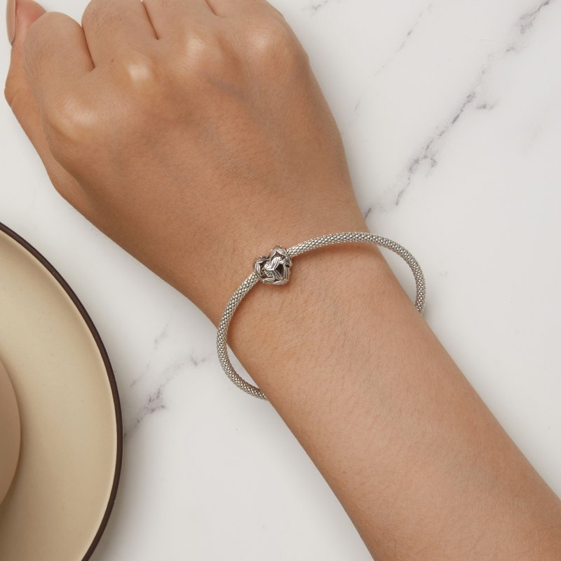 (kuva) Pandora-tyylinen Sydämenmuotoinen Perhosen Amuletti - SCC2576 - Näytä 6