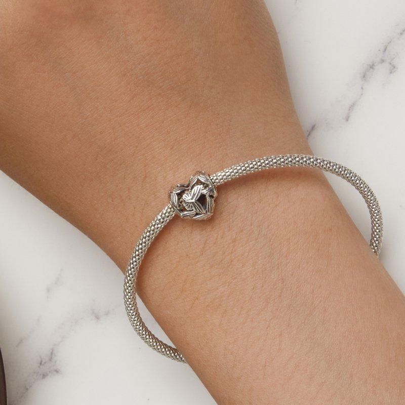 (kuva) Pandora-tyylinen Sydämenmuotoinen Perhosen Amuletti - SCC2576 - Näytä 7