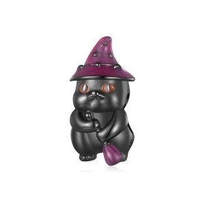 (kuva) Pandora-tyylinen Halloween-noita-kissakoru - SCC2625